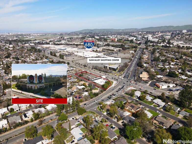 1025-1035 Contra Costa Blvd, Pleasant Hill, CA à louer - Photo du bâtiment - Image 2 de 11