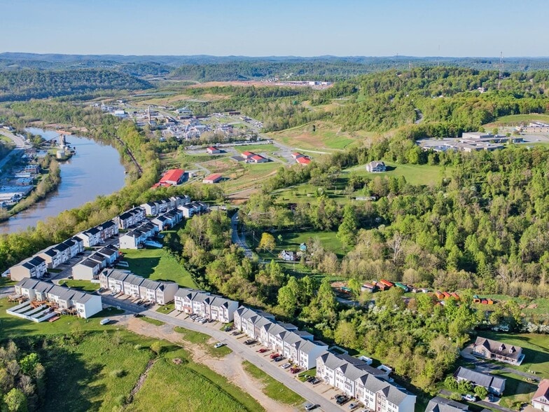 Lots 4A and 4B Dupont Rd, Morgantown, WV for sale - Aerial - Image 3 of 7