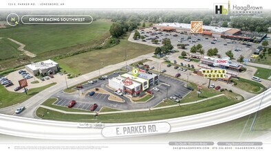 723 E Parker Rd, Jonesboro, AR - Aérien Vue de la carte - Image1