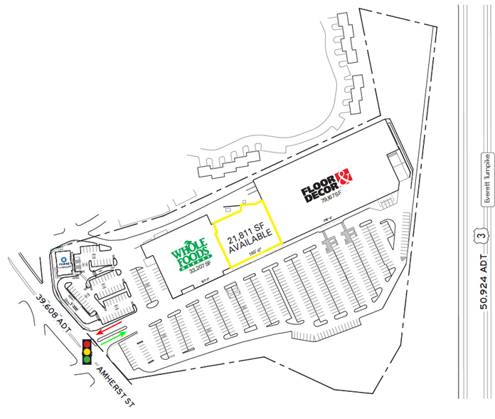 253-275 Amherst St, Nashua, NH à louer - Plan de site - Image 2 de 13