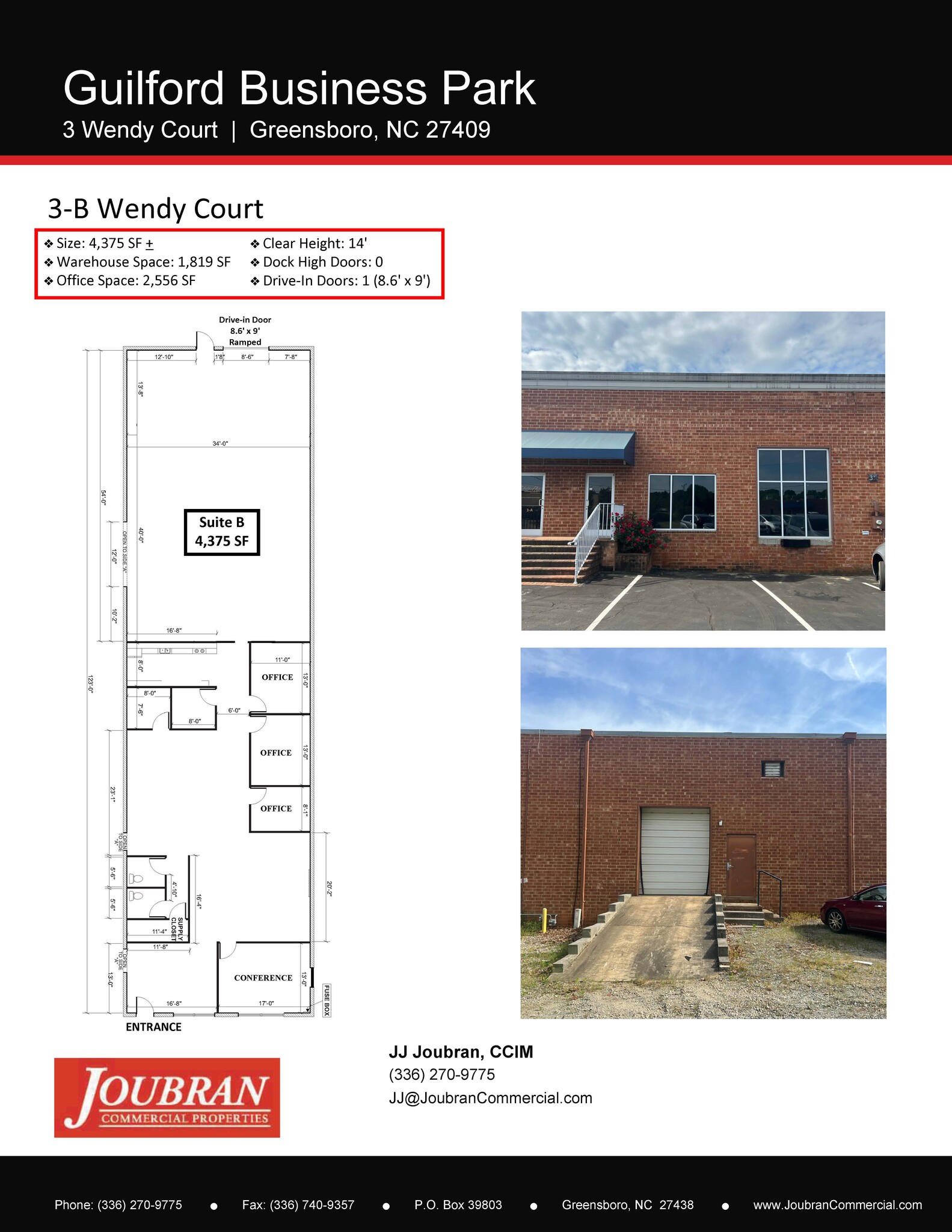 12 Wendy Ct, Greensboro, NC à louer Plan d’étage- Image 1 de 12