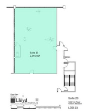 1205 York Rd, Lutherville, MD à louer Plan d’étage- Image 1 de 1
