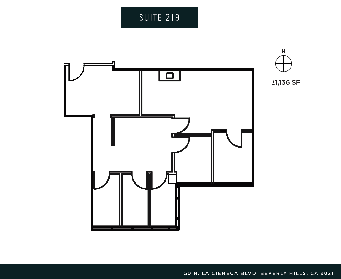 50 N La Cienega Blvd, Beverly Hills, CA for lease Floor Plan- Image 1 of 1