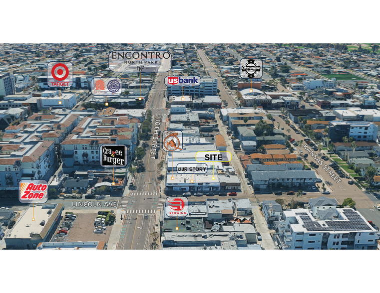 2933-2937 Lincoln Ave, San Diego, CA for lease - Building Photo - Image 2 of 8