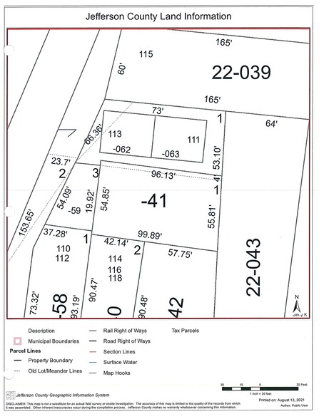 111-113 Depot, Johnson Creek, WI à vendre - Plan cadastral - Image 2 de 53