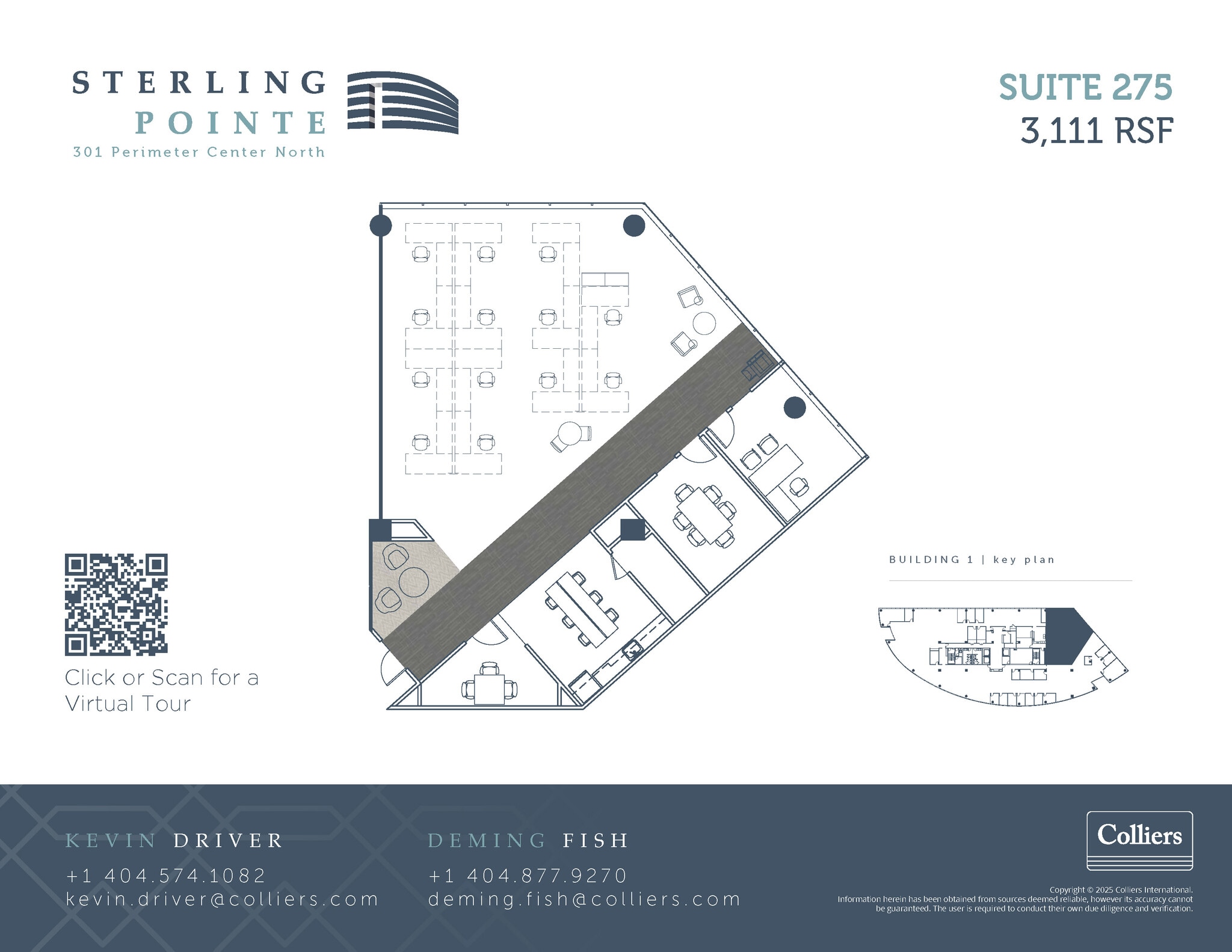 301 Perimeter Ctr N, Atlanta, GA à louer Plan d’étage- Image 1 de 1