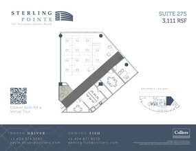 301 Perimeter Ctr N, Atlanta, GA à louer Plan d’étage- Image 1 de 1