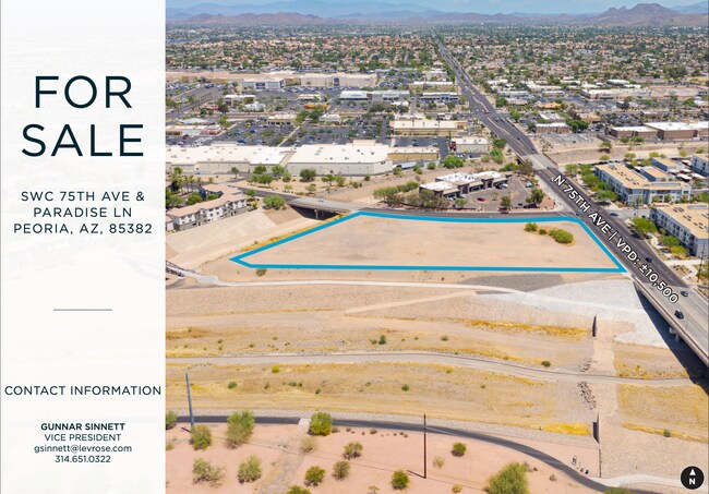 Plus de détails pour SWC 75th & Paradise Ln, Peoria, AZ - Terrain à vendre