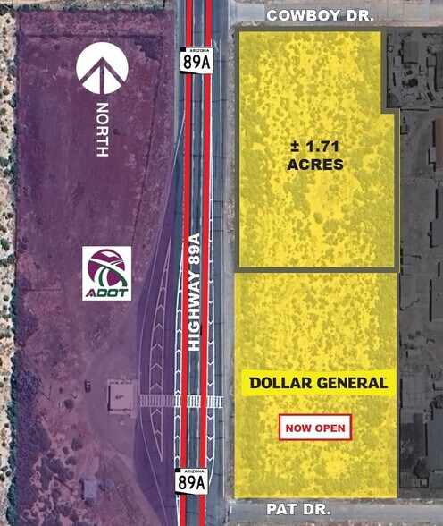 SEC Hwy 89A & Cowboy Dr, Fredonia, AZ à vendre - Aérien - Image 2 de 2