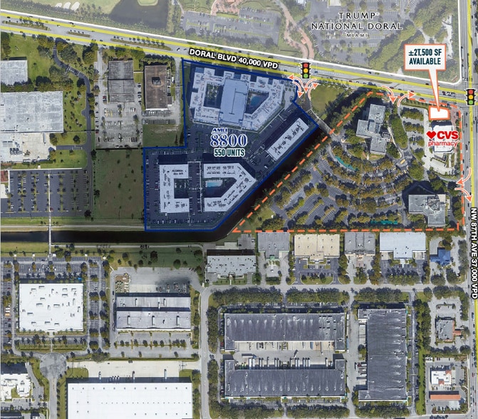 Doral Blvd & NW 87th Ave, Doral, FL for lease - Building Photo - Image 2 of 3