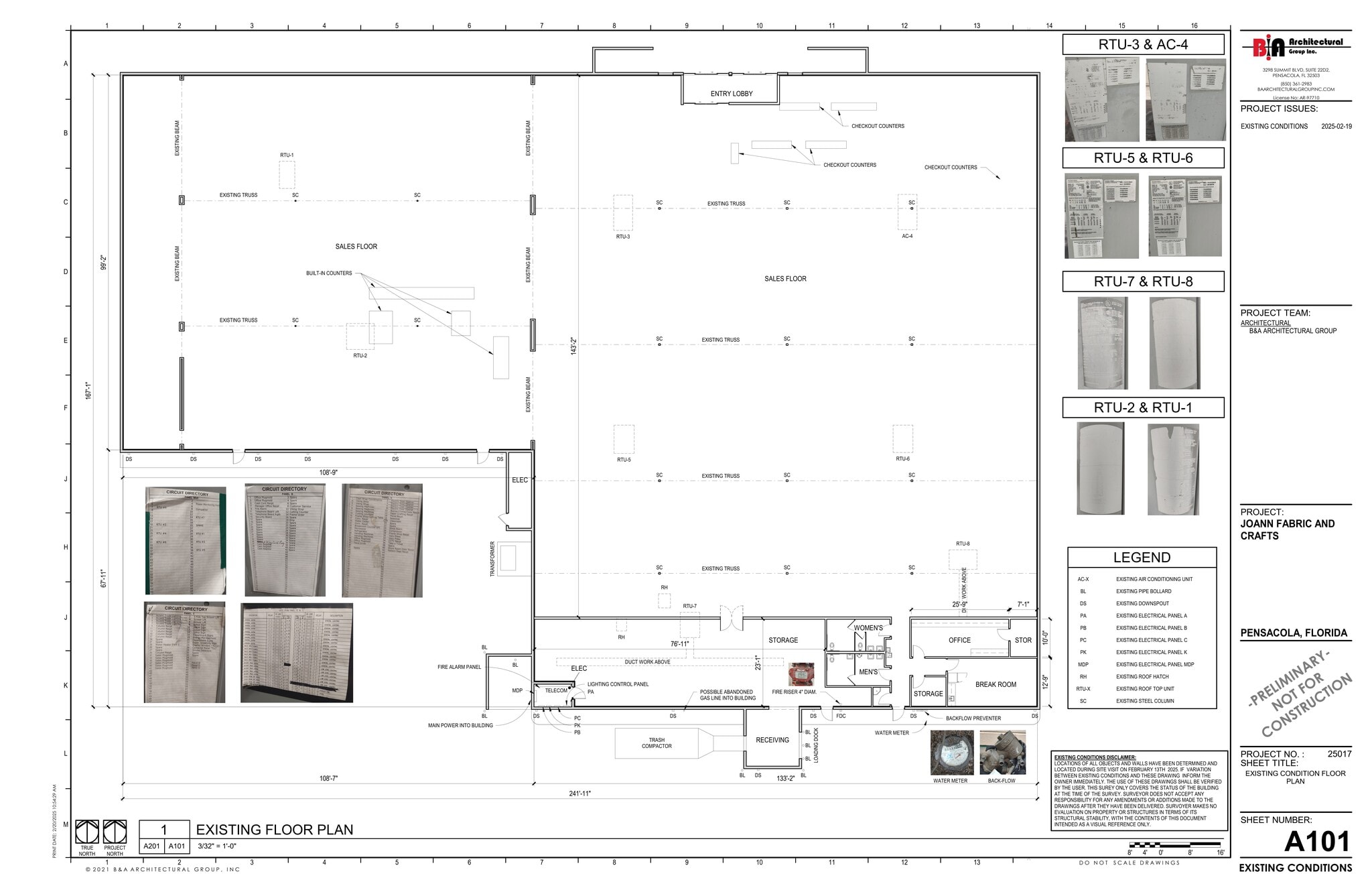 6601 N Davis Hwy, Pensacola, FL à louer Plan de site- Image 1 de 1