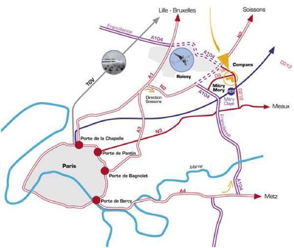 Industriel dans Compans à louer - Photo du bâtiment - Image 3 de 4