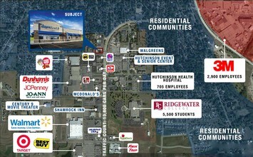 964 Highway 15 S, Hutchinson, MN - AERIAL  map view