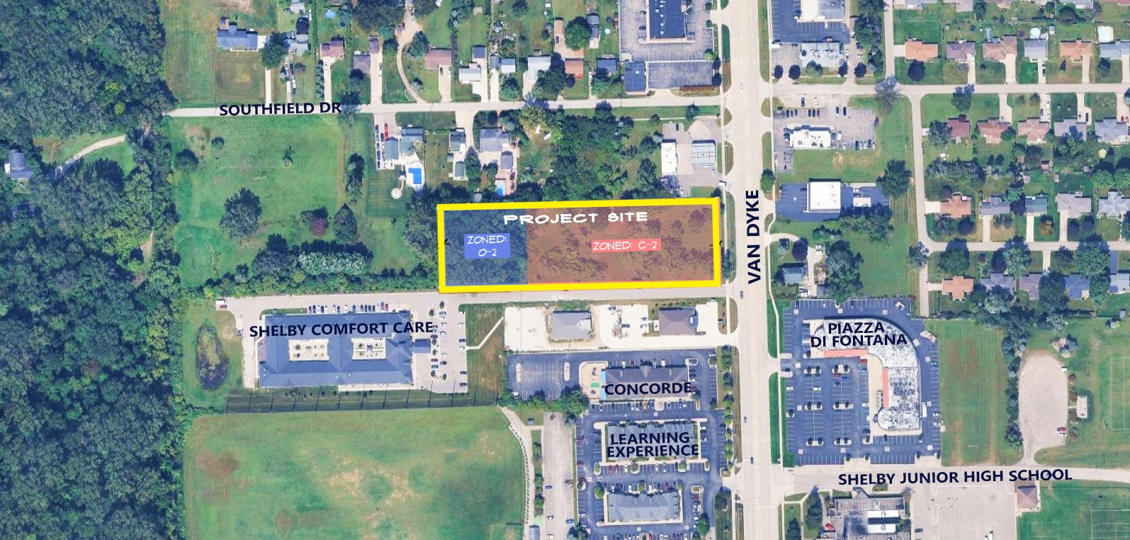 51921 Van Dyke Ave, Utica, MI à louer Aérien- Image 1 de 3
