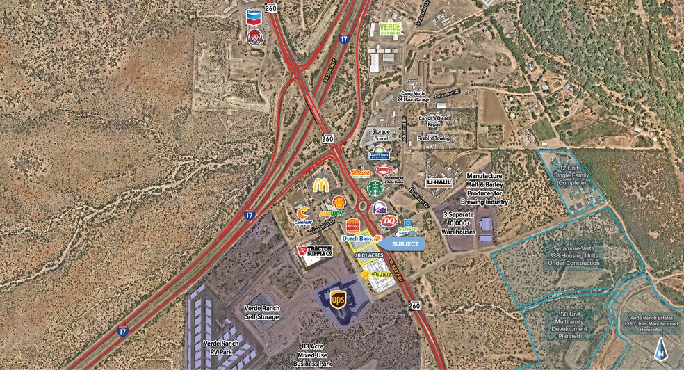 S/SWC I-17 & SR 260, Camp Verde, AZ for lease - Building Photo - Image 2 of 5