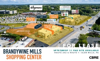 Plus de détails pour Route 202 & Route 1, Glen Mills, PA - Commerce de détail à louer