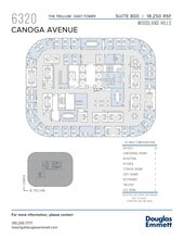 6300 Canoga Ave, Woodland Hills, CA for lease Site Plan- Image 2 of 2