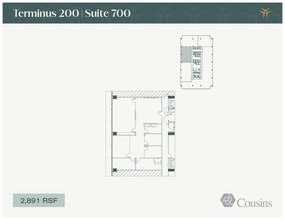 3280 Peachtree Rd, Atlanta, GA à louer Plan d’étage- Image 1 de 1
