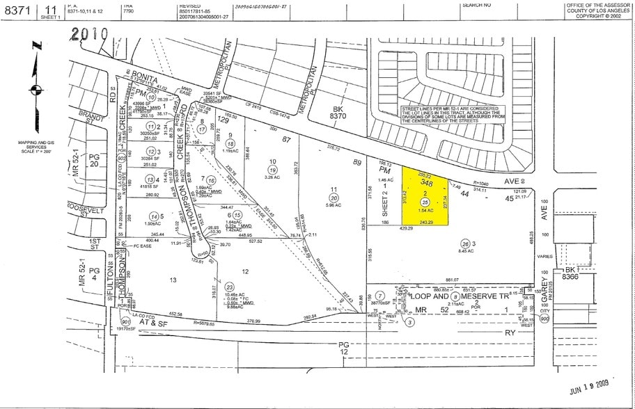 210 W Bonita Ave, Pomona, CA à vendre - Plan cadastral - Image 2 de 8