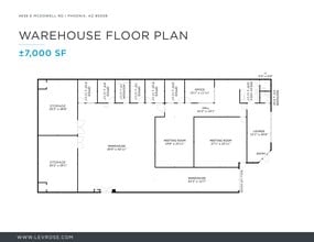 4636 E McDowell Rd, Phoenix, AZ à louer Plan de site- Image 1 de 1