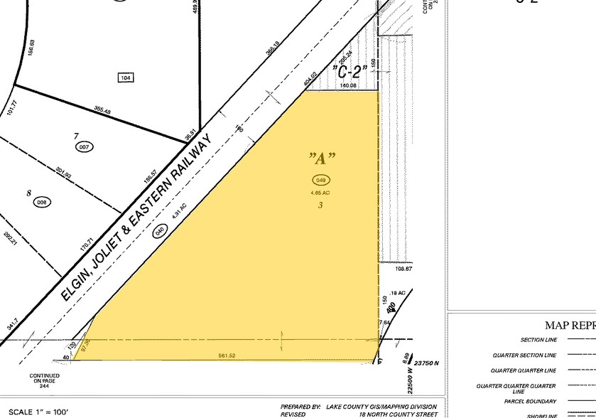 635 Oakwood Dr, Lake Zurich, IL à louer - Plan cadastral - Image 2 de 3