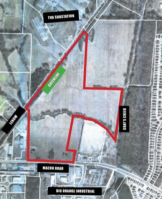 Plus de détails pour 9480 Macon Rd, Cordova, TN - Terrain à vendre