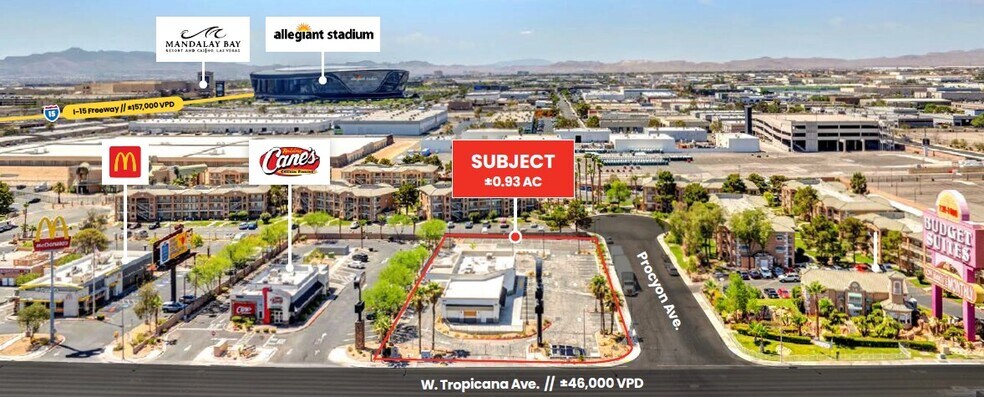 3575 W Tropicana Ave, Las Vegas, NV à louer - Aérien - Image 2 de 15