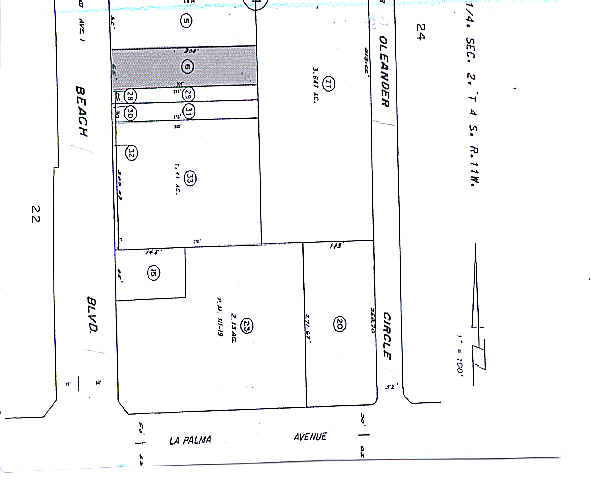 7886 Beach Blvd, Buena Park, CA à louer - Plan cadastral - Image 3 de 20