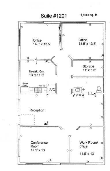 14141 46th St N, Clearwater, FL for lease - Floor Plan - Image 2 of 10