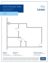 2425 Fountain View Dr, Houston, TX for lease Floor Plan- Image 1 of 1