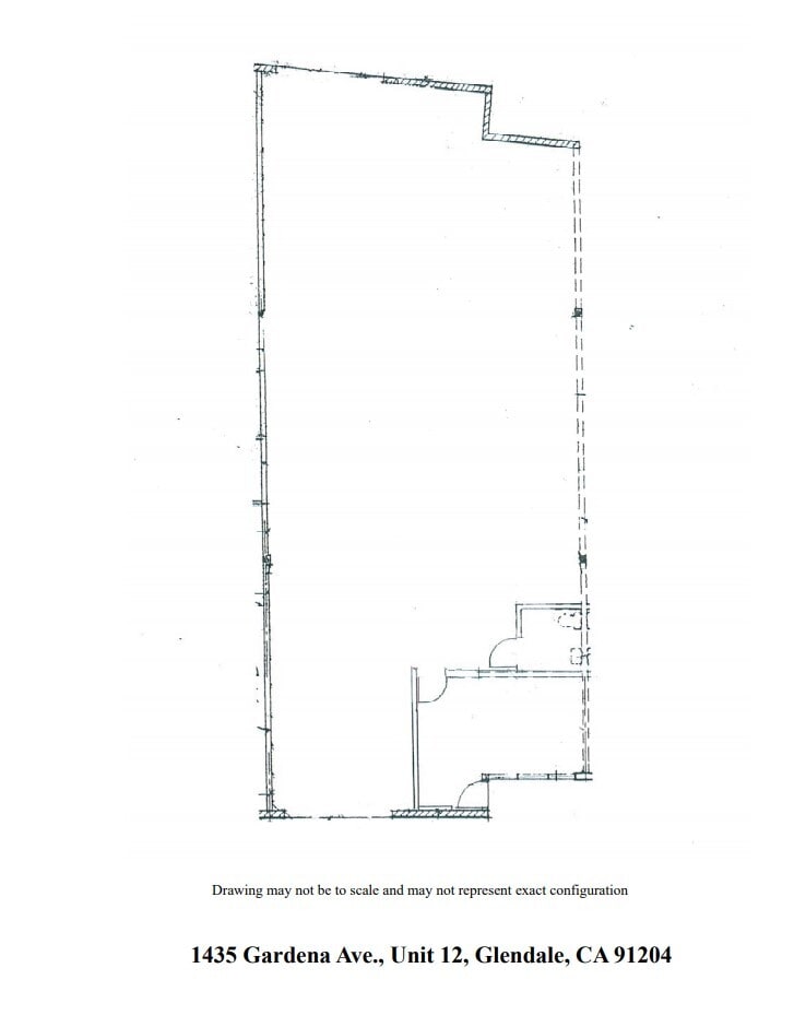 1415-1441 Gardena Ave, Glendale, CA à louer Plan d  tage- Image 1 de 1