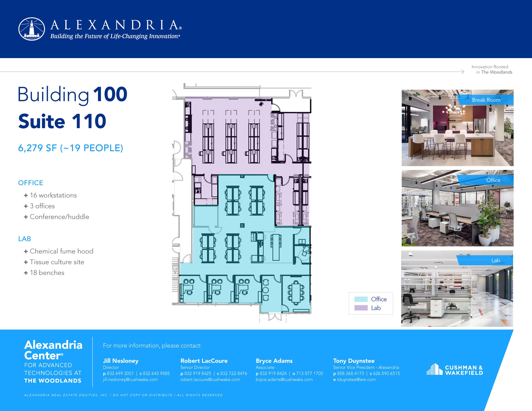 8800 Technology Forest Pl, The Woodlands, TX for lease Floor Plan- Image 1 of 1