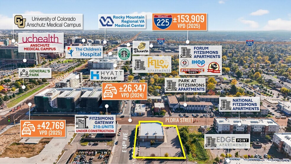 1395 Peoria St, Aurora, CO à vendre - Photo du bâtiment - Image 2 de 13