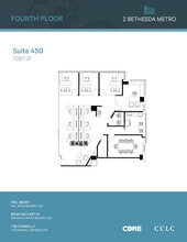 2 Bethesda Metro Ctr, Bethesda, MD for lease Floor Plan- Image 1 of 2