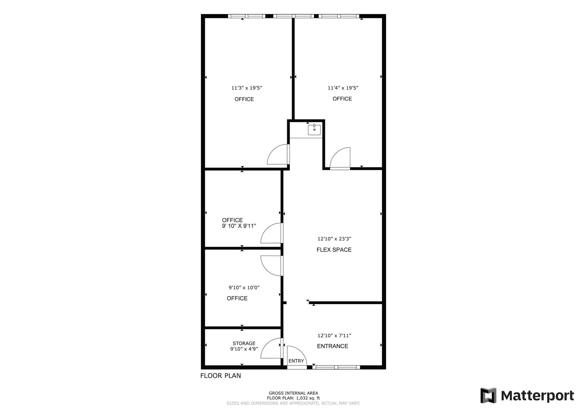 1620 Market St, Denver, CO à louer Plan d’étage- Image 1 de 1