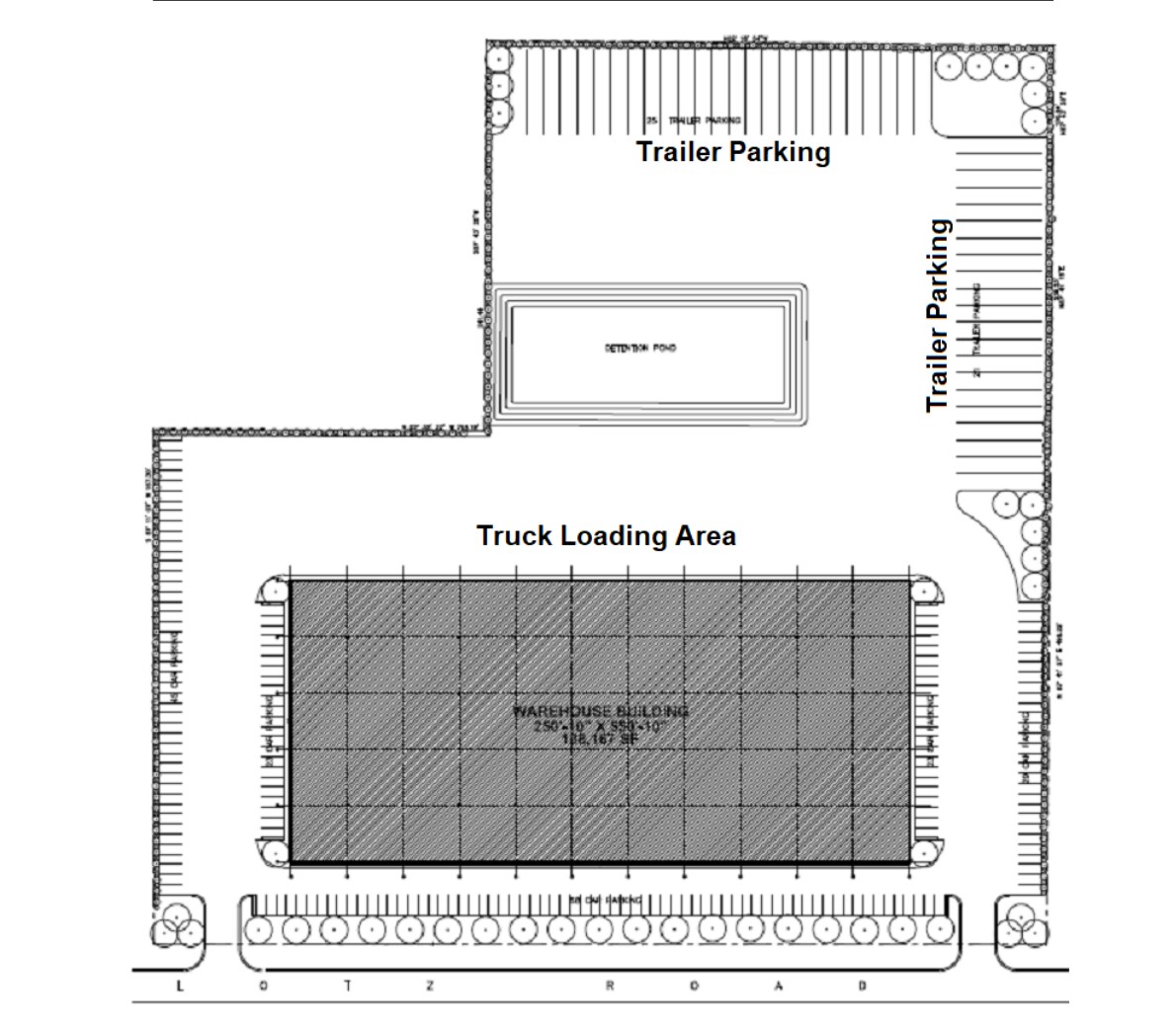 Lotz Rd, Canton Township, MI à louer Plan de site- Image 1 de 1