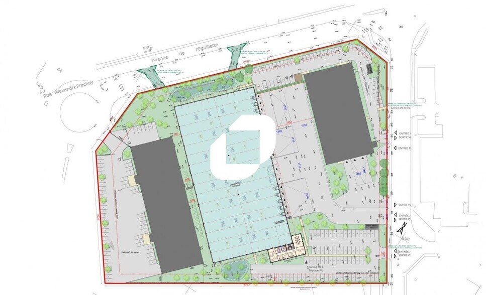 Industriel dans SAINT-OUEN-L'AUMONE à louer - Plan de site - Image 2 de 5