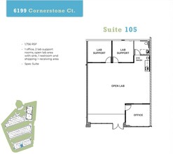 6185 Cornerstone Ct E, San Diego, CA for lease Floor Plan- Image 1 of 1