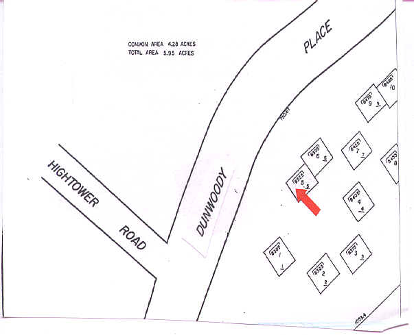 8395-8399 Dunwoody Pl, Atlanta, GA à vendre - Plan cadastral - Image 2 de 7
