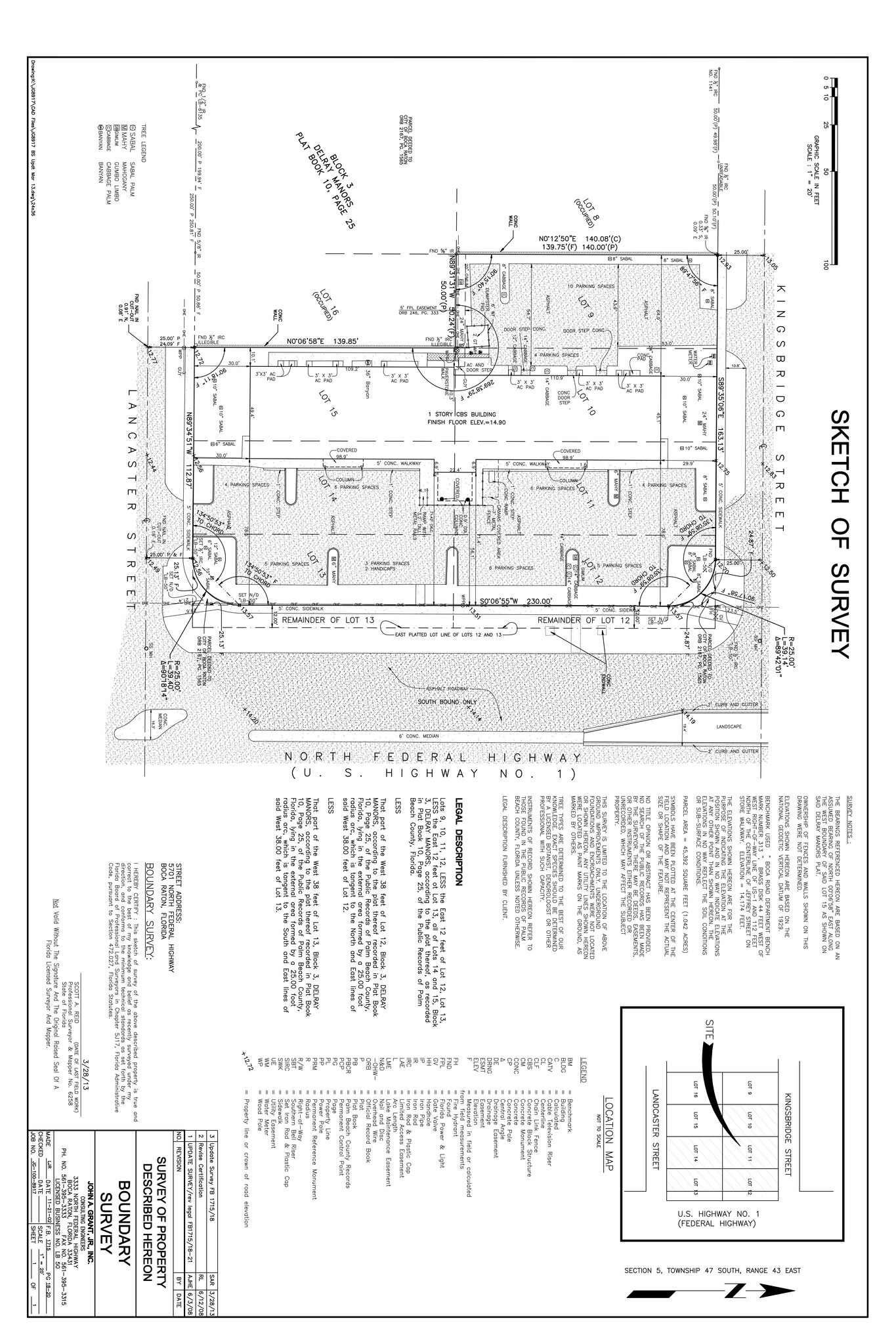 5701 N Federal Hwy, Boca Raton, FL à louer Plan de site- Image 1 de 1