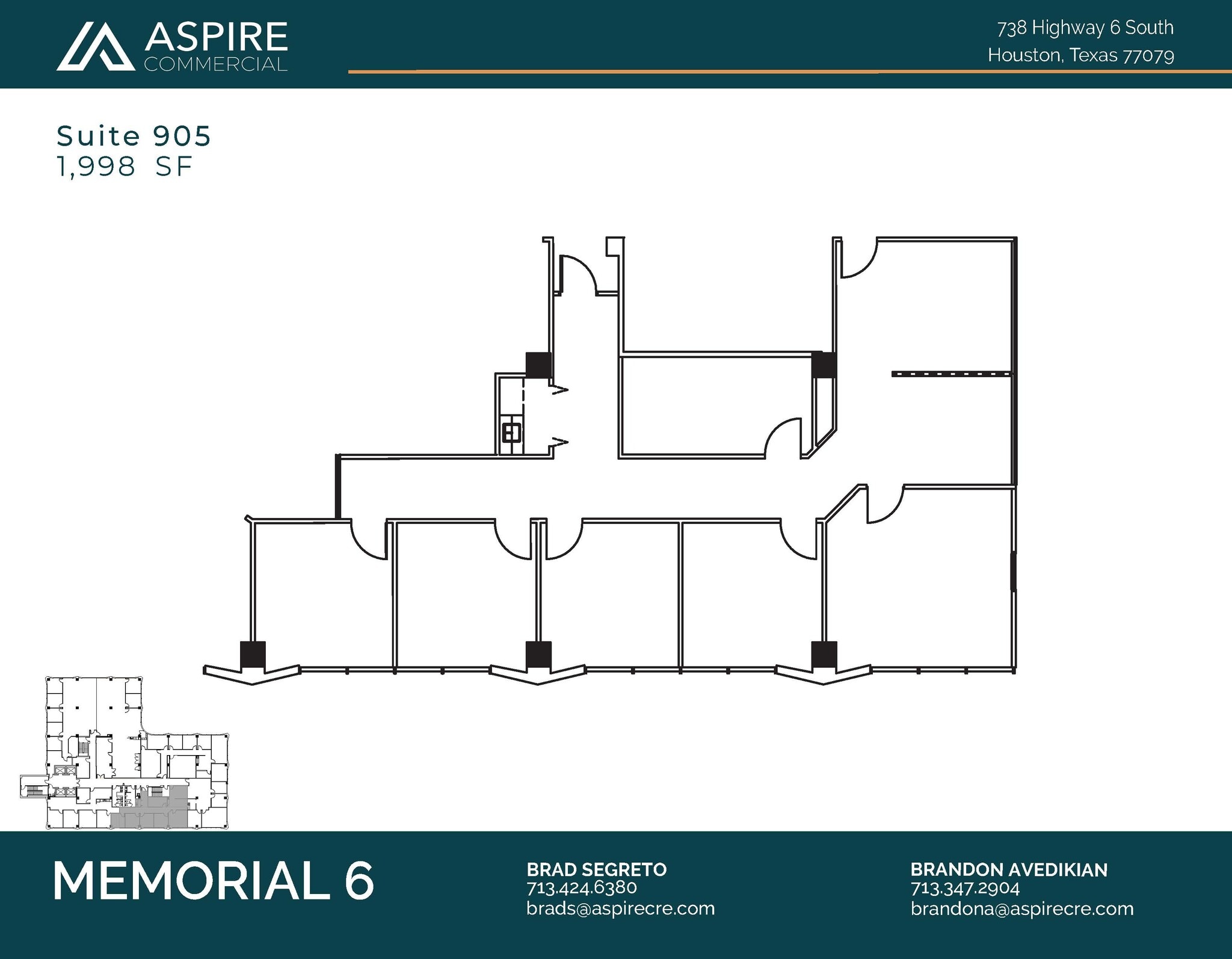 738 Highway 6 S, Houston, TX for lease Floor Plan- Image 1 of 3