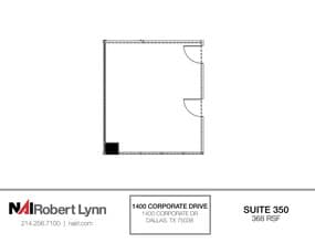 1400 Corporate Dr, Irving, TX for lease Floor Plan- Image 1 of 2
