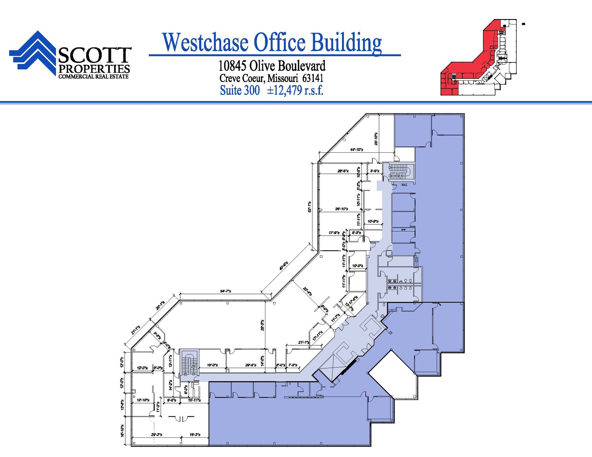 10845 Olive Blvd, Creve Coeur, MO à louer Photo intérieure- Image 1 de 1
