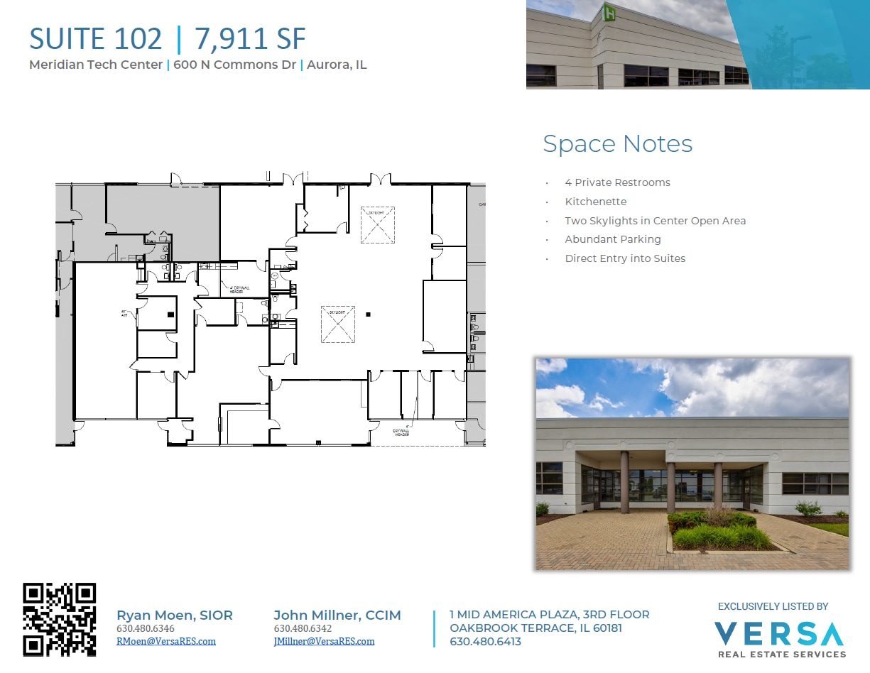 550 N Commons Dr, Aurora, IL for lease Floor Plan- Image 1 of 2