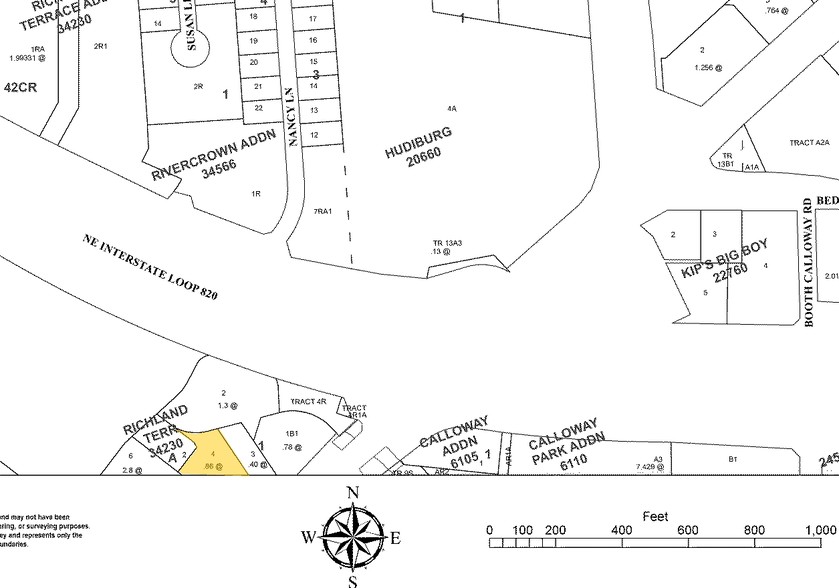 7655 Boulevard 26, North Richland Hills, TX à vendre - Plan cadastral - Image 2 de 4