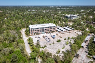3831 Technology Forest Blvd, The Woodlands, TX - AERIAL  map view