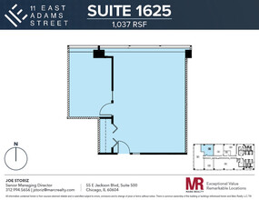 11 E Adams St, Chicago, IL for lease Floor Plan- Image 1 of 4