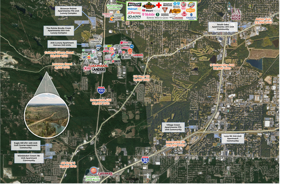 Lawson Rd, Little Rock, AR for sale - Building Photo - Image 2 of 3