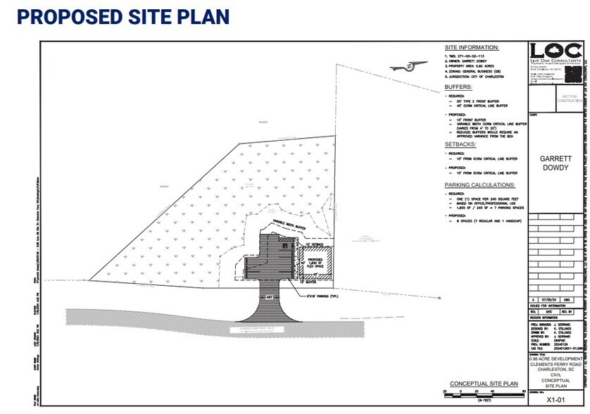 0 Clements Ferry Rd, Charleston, SC à louer - Plan de site - Image 2 de 3
