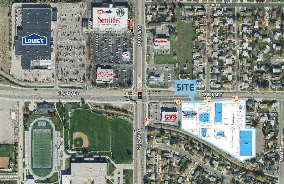 5400-5541 W 4100 S, West Valley City, UT à louer - Photo du bâtiment - Image 2 de 2